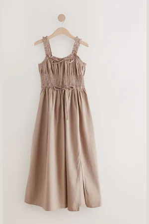 Next Strappy Slips Front Midi Kjole42høj
