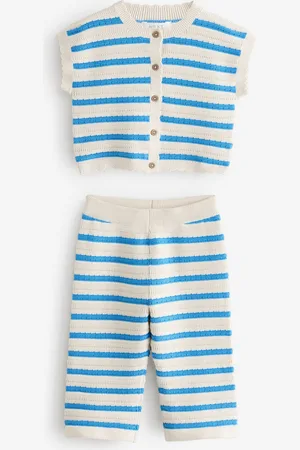 Next 100% Cotton Stripe Tank and Trousers Set (3mths-7yrs)5 - 6 år (110 - 116cm)