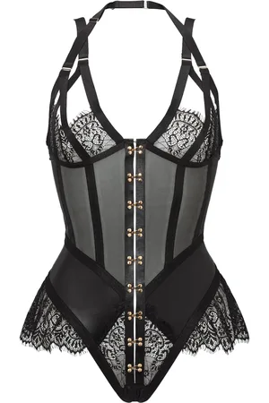 Ann Summers Exuberant Lace and Mesh BodysuitXL