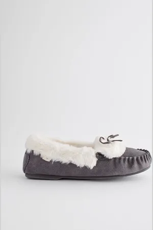 Next Moccasin hjemmesko i ruskind