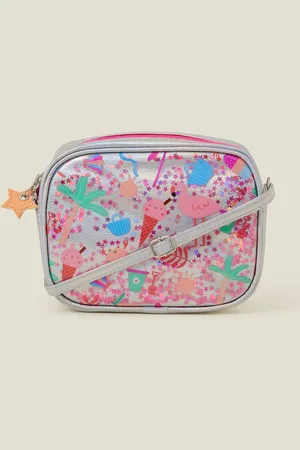 Accessorize Girls Beach Print Confetti Cross-Body Bagen