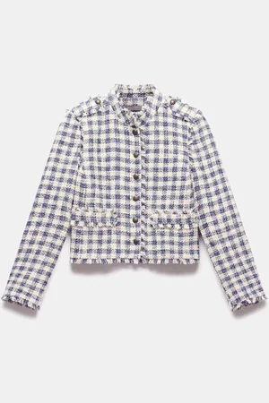 mint&berry Checked Boucle Jacketxlarge