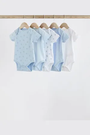 Next 100% Cotton Bear Short Sleeve Baby Bodysuits6 - 9 måneder (68 - 74cm)
