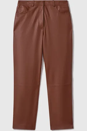 Reiss McLaren F1 Cropped Leather Trousers32