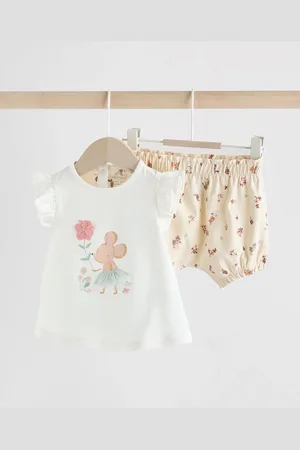 Next Kortærmet Baby Top & Shorts Sæt 2 Pieces8692cm
