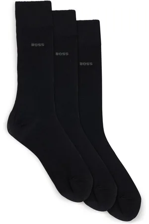 HUGO BOSS Logo Regular Length 3 Pack SocksL - XL