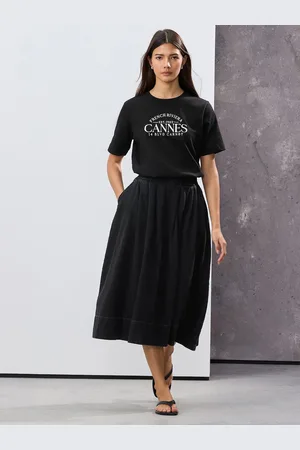 Next Full A-line Denim 100% Cotton Midi Skirt40