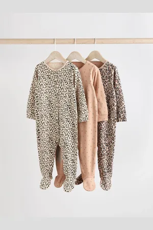 Next Baby Dyreprint 100% bomuld sovedragter 3 -pakke (0måneder-2år)1.5 - 2 år (86 - 92cm)