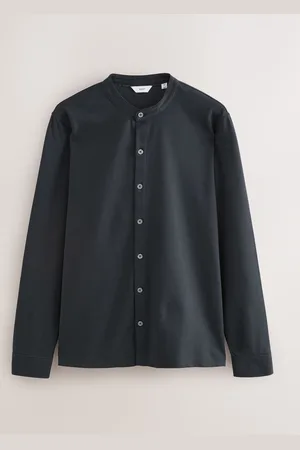 Next Long Sleeve Grandad Neck T-ShirtStor