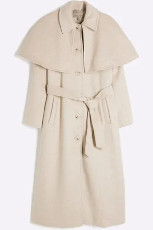 River Island Petite Wool Blend Cape Coatsmall