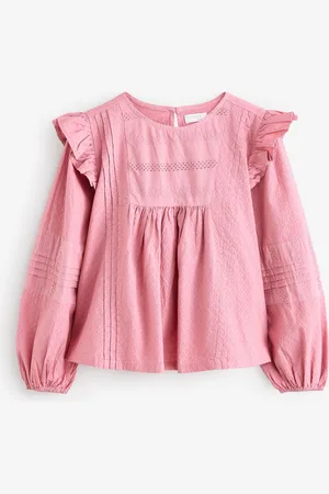Next Long Sleeve Frill 100% Cotton Blouse (3-16yrs)12 år (152cm)
