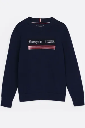 Tommy Hilfiger Normal pasform 1985 Monotype 100% Bomuld Trøje16 år (176cm)