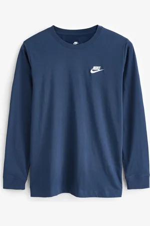 Nike Futura Logo Long Sleeve 100% Cotton T-Shirt12 - 13 år (152 - 158cm)