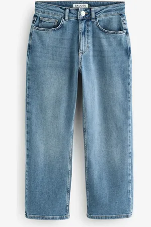 Baukjen Blue Nola Stretch Crop Straight Leg Jeans42