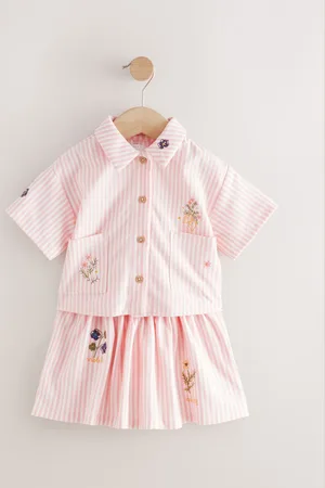 Next 100% Cotton Top and Skirt Set (3mths-7yrs)6874cm