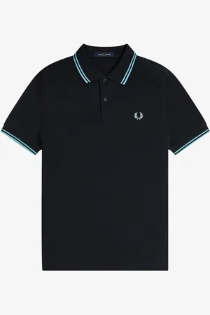Fred Perry Poloskjorte med dobbelt stribe på kraveX-Large
