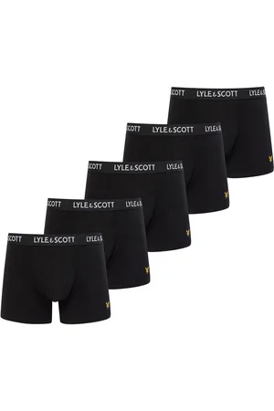 Lyle & Scott Miller Underwear Black Trunks 5 PackXXL
