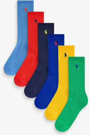 Ralph Lauren Cotton Crew 6-Pack SocksEn