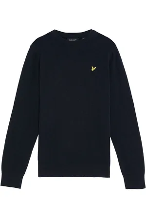 Lyle & Scott Boys Crew Neck Knitted 100% Cotton Jumper8 - 9 år (128 - 134cm)