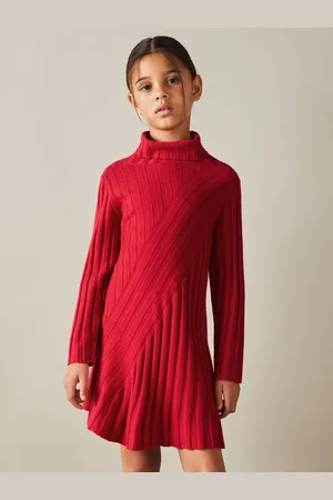Reiss Cady Knitted Roll Neck Dress9 - 10 år (134 - 140cm)