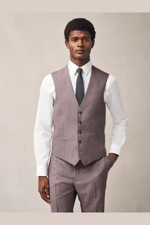 Next Tekstureret Jakkesæt Vest50 Lang (UK 40 L)