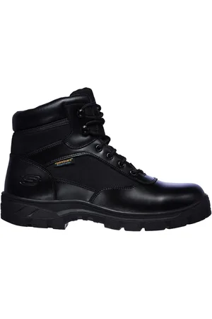 Skechers Mens Wascana Benen Waterproof Tactical Slip Resistant Boots