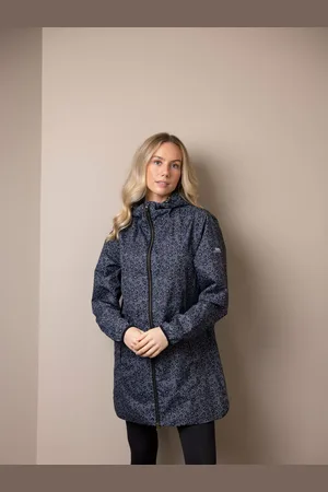 Trespass Female Parched Rainwear Black Jacket TP75small