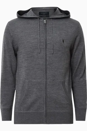 AllSaints Allsaints Mode Merino Zip HættetrøjeX-Small-Small