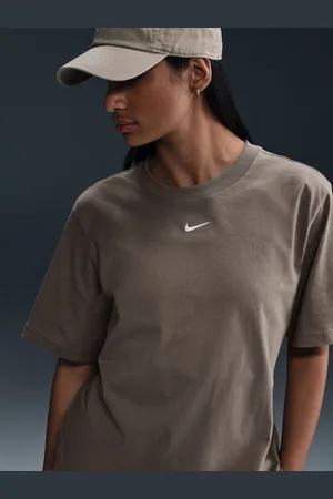 Nike Oversized Mini Swoosh Sportstøj 100% T-shirt i bomuldXS