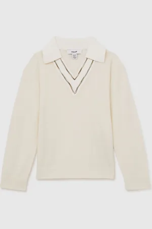Reiss Neena Wool Collared Cricket Jumper12 - 13 år (152 - 158cm)
