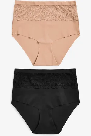 Next Høj talje Lace Tummy Control Light Shaping Knickers 2 Pakke40