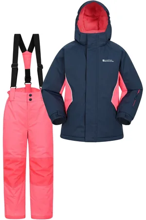 Mountain Warehouse Kids Fleece Lined Snow Ski Jacket And Trousers Set7 - 8 år (122 - 128cm)