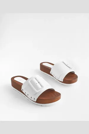 Next Buckle Clog Mule Sandals