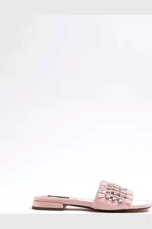 River Island Embellished Ruched Sandalseu38