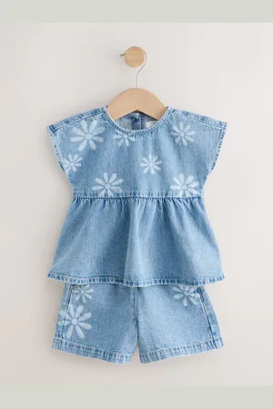 Next 100% Cotton Floral Top and Shorts Set (3mths-7yrs)104110cm