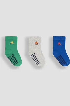 JoJo Maman Bébé Printed Socks 3 Pack7480cm