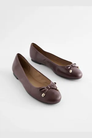 Next Forever Comfort Rund Toe Læder Ballerina Sko