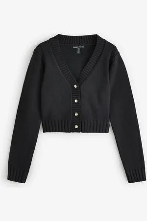 River Island Cropped V-Neck Cardigan42