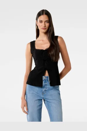Forever New Connie Tie Up Front Tank Topsmall