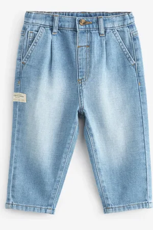Next 100% Bomuld plisserede jeans foran (3mdr.-7år)12 - 18 måneder (80 - 86cm)