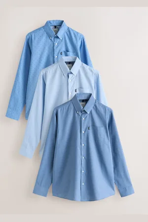 Next Easy Iron Oxford Shirts 3 Pack