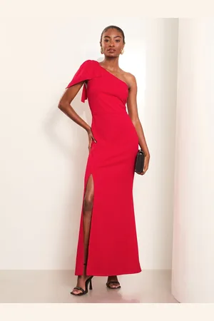Lipsy London One Shoulder Sløjfe Detail Maxikjole