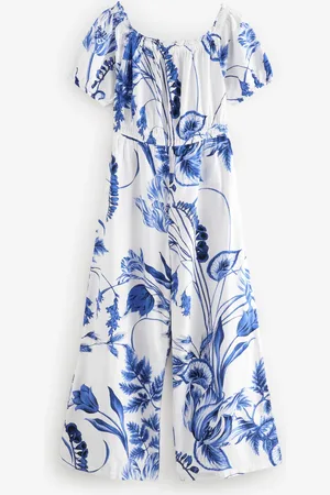 Next Off Shoulder Wide Leg 100% Cotton Jumpsuit48 Høj
