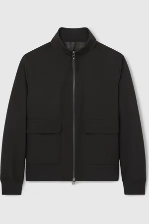 Reiss Rufus Zip-Through Funnel-Neck JacketS