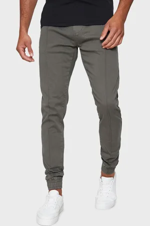 Threadbare Slim Fit Cuffed Casual Trousers With StretchXL