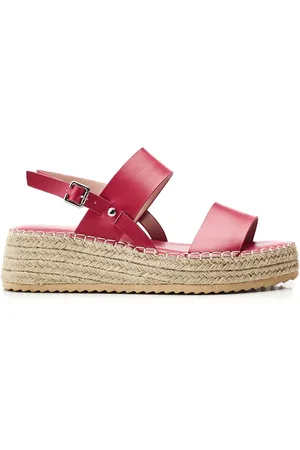 Moda In Pelle Nashay Two Part Low Espadrille Wedges