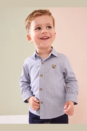 Next Langærmet Oxford-skjorte (3mdr.-7år)9 - 12 måneder (74 - 80cm)