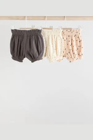 Next Baby 100% bomuldshorts 3 pakke12 - 18 måneder (80 - 86cm)