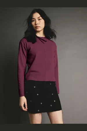 Next Hyggelig Soft Touch Rib Seam Detail Rund hals TrøjeM