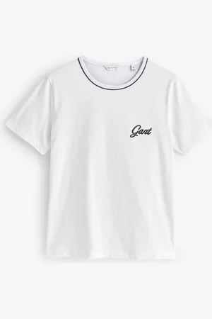 GANT Regular Short Sleeve 100% Cotton Script T-ShirtS